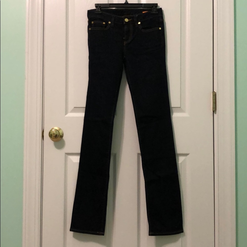 Tory burch size 24 straight leg jeans
